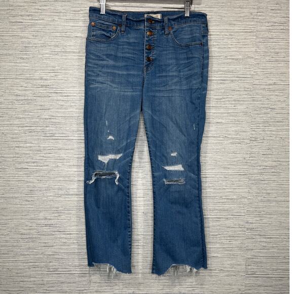 Madewell Women’s Cali Denim-Boot Jeans / Size-30 - Picture 1 of 7